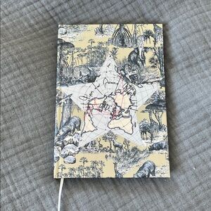 Dior Beige and Navy Safari Star Map Notebook